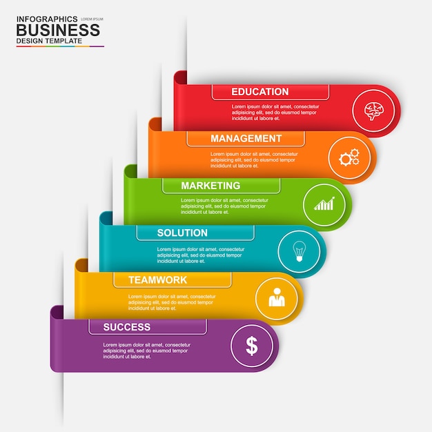 Étiquette De Commerce Numérique Abstrait 3d Infographique