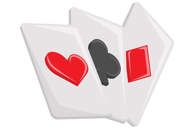 Étiquette Liée Au Jeu De Cartes Fonctionnel