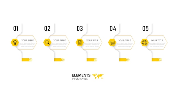 Étiquette De Modèle D'infographie Moderne De Vecteur. Pour Le Concept D'entreprise. étape Par étape, Chronologie, Flux De Travail