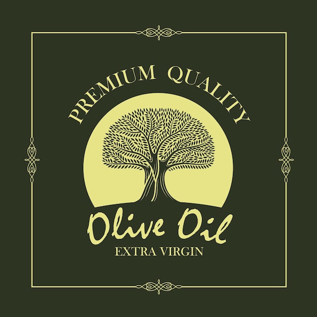 Étiquette Pour L'huile D'olive