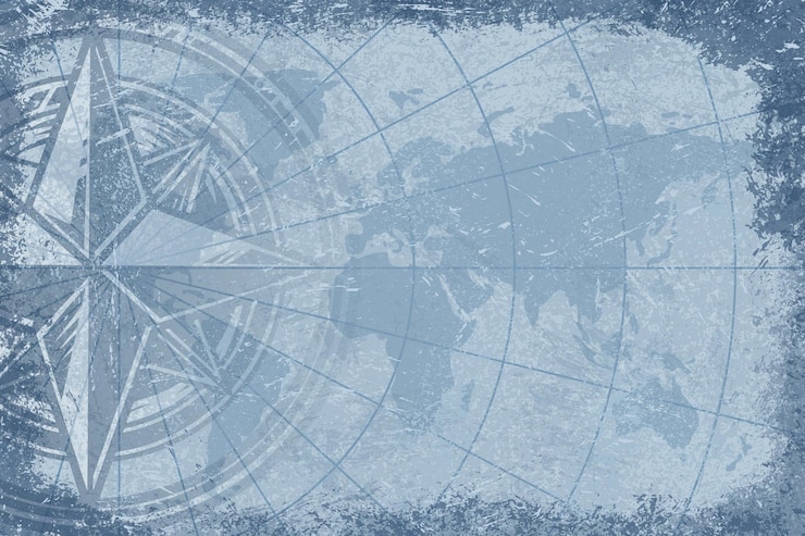 Vecteur une étiquette vintage colorée de la carte du monde