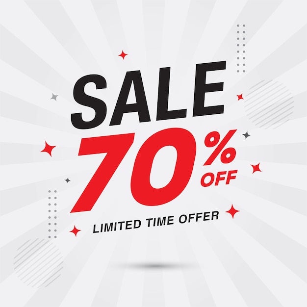 Étiquettes de prix de vente et d'offre spéciale Bannière d'étiquette de vente Illustration vectorielle