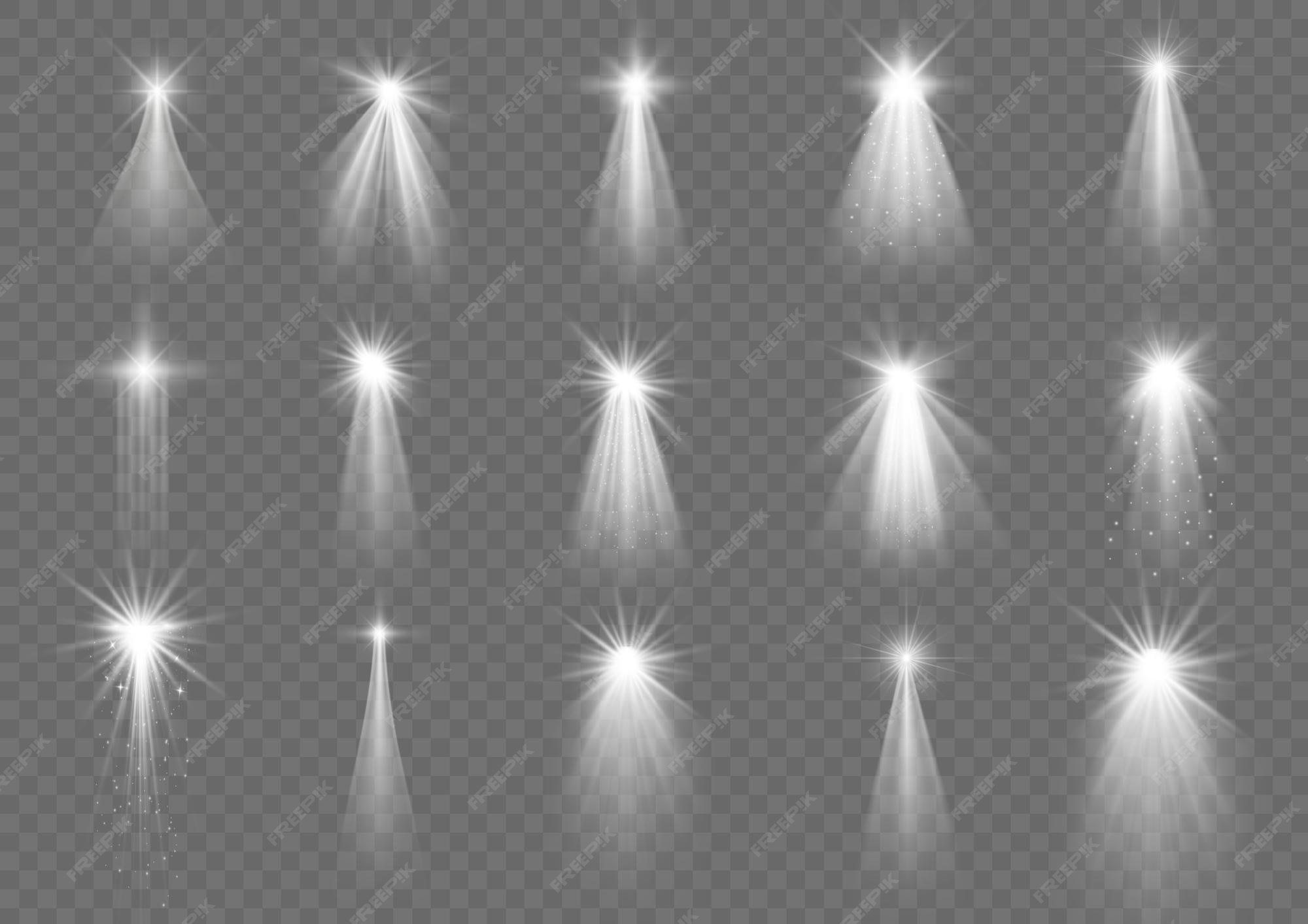 Étoile De Noël Avec Projecteur Effet De Lumière Spécial étincelant