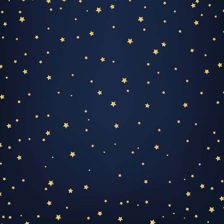 Vecteur étoiles bleues fond bleu