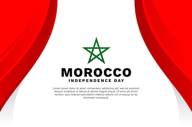 Événement De Fond De La Fête De L'indépendance Du Maroc