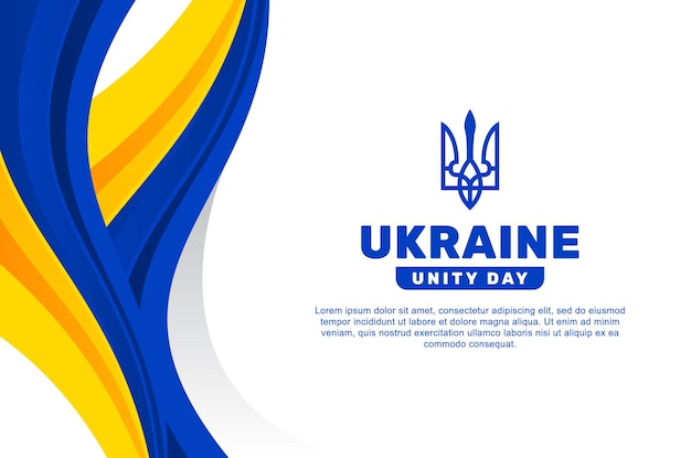 Événement De Fond De La Fête De L'unité En Ukraine