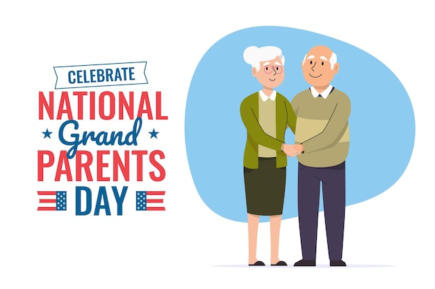 Vecteur Événement de la journée nationale des grands-parents