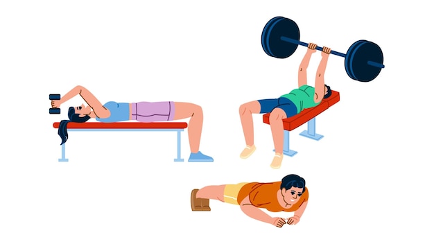 exercices de remise en forme du chinup vecteur du bras