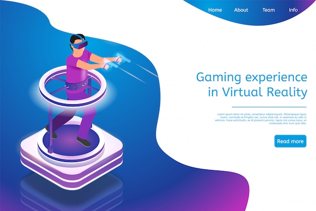 Expérience De Jeu Isométrique En Réalité Virtuelle