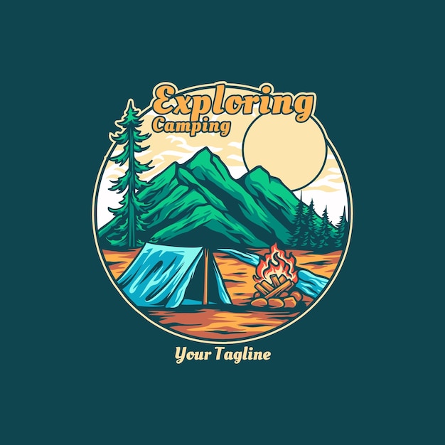 Explorer L'illustration Du Camping