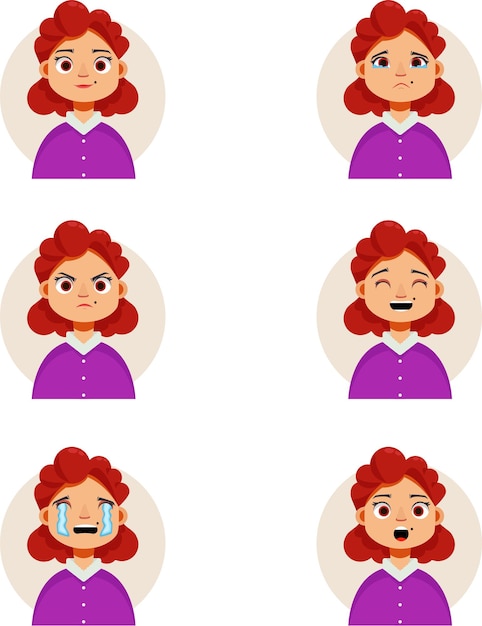 Expressions De Fille