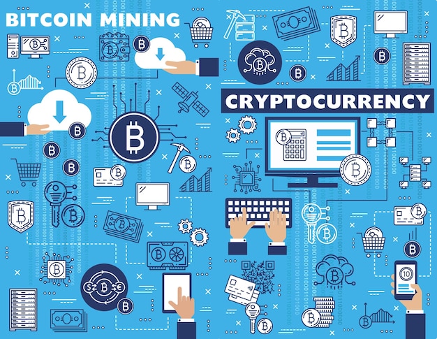 Extraction de monnaie numérique bitcoin crypto-monnaie