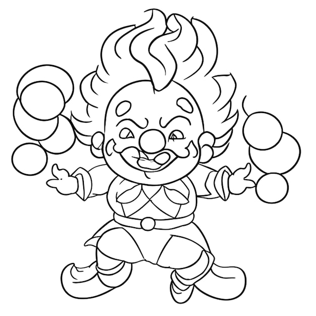 Facile à Imprimer Pages à Colorier De Cirque Clowns De Cirque à Colorier Pages à Coloriage De Cirque Imprimables Gratuites