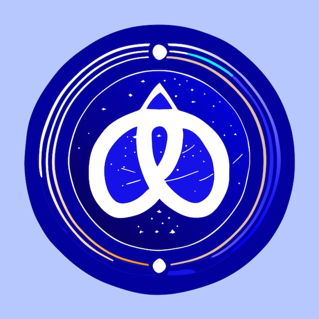 Vecteur faire un concept de conception de logo symbole de l'infini méditation univers esprit manifestation paix rela vecteur