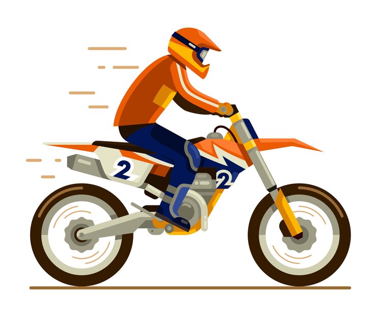 Faire du motocross
