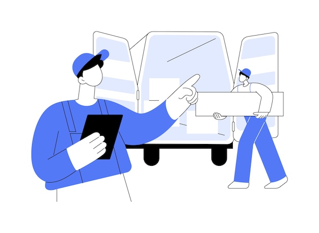 Faire l'illustration vectorielle de concept abstrait d'inventaire