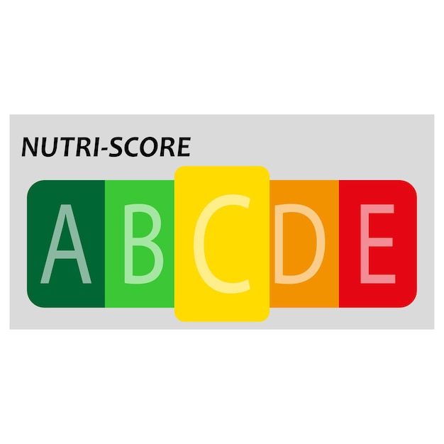 Vecteur faits sur l'étiquette nutrition c