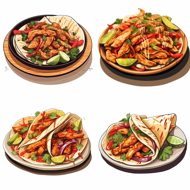 Fajitas de poulet