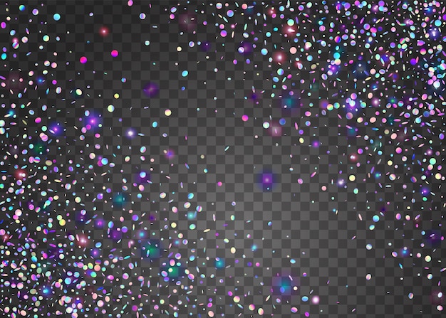 Falling Texture Retro Flyer Luxury Foil Light Confetti Glamo