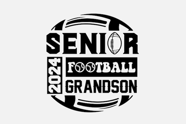 Vecteur famille de football senior