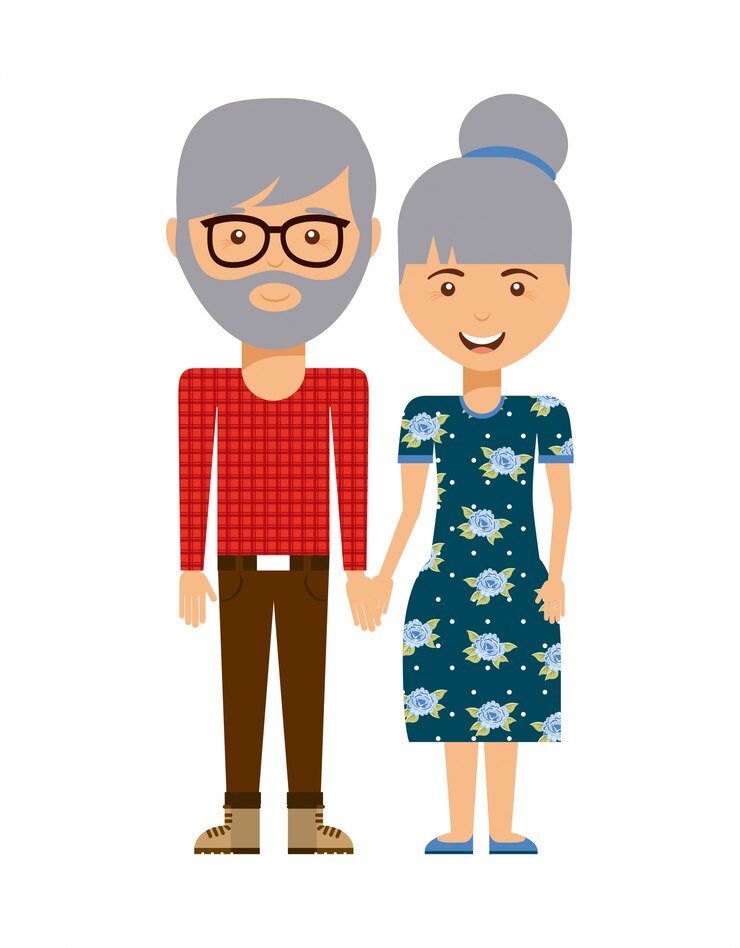 Vecteur famille heureuse