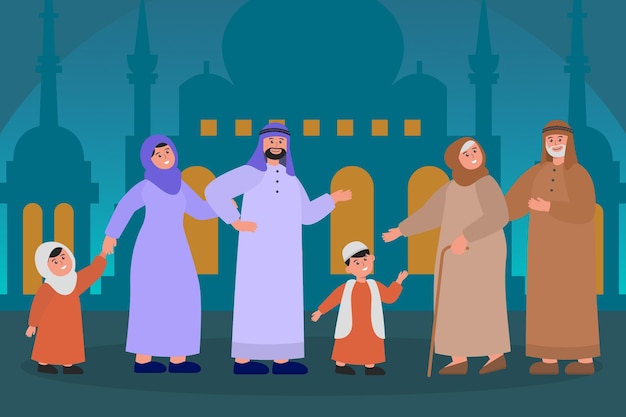 famille musulmane