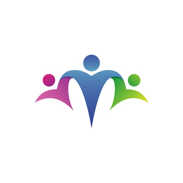 Family Logo Fondation Logo Vecteur