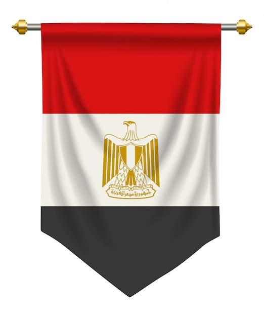 Vecteur fanion d'egypte