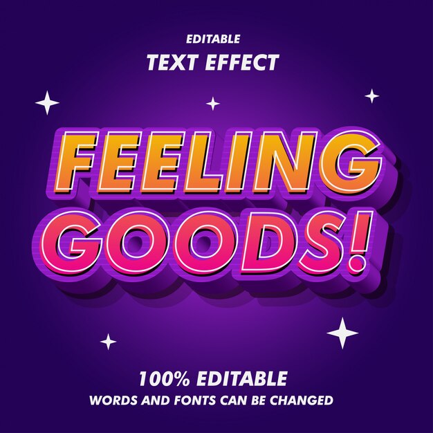 FEELING GOODS EFFETS DE TEXTE