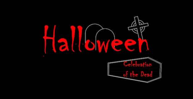 Félicitations à La Bannière Web Lumineuse Colorée D'halloween