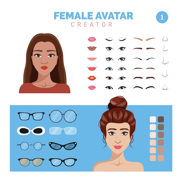 Femme Créateur D'avatar Partie 1