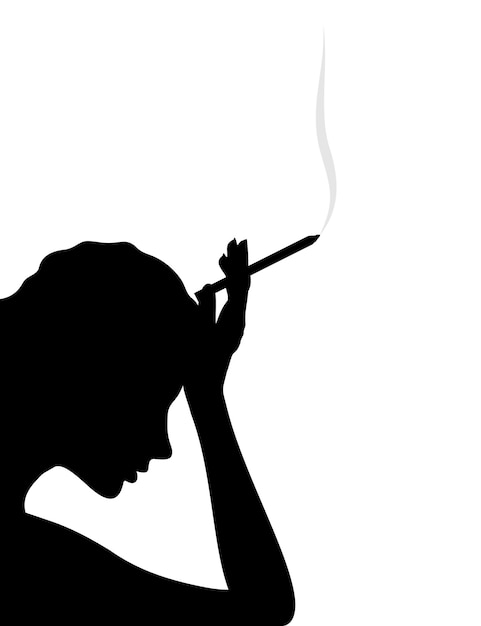 femme fumeuse