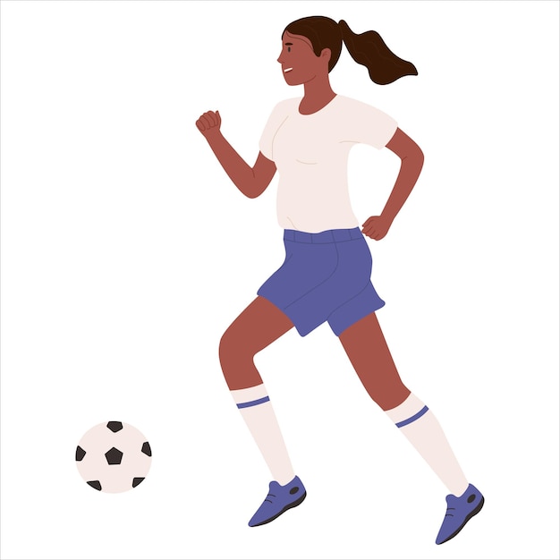 Femme, Jouer Football