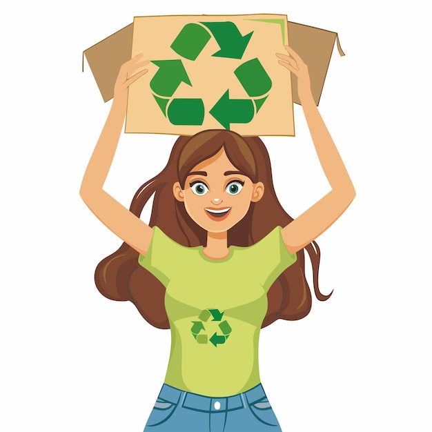 Femme_tenant_vert_recycler_signer_sur_sa_tête