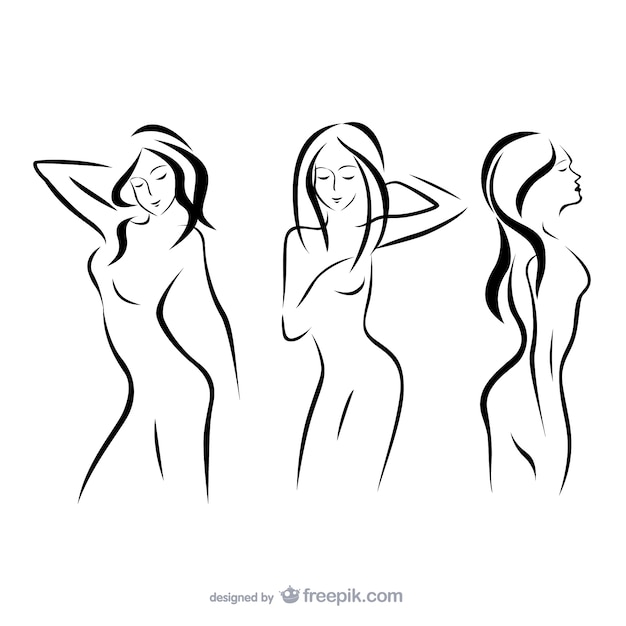 Femmes Contour Silhouettes