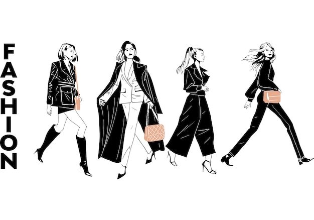 Les femmes de la rue à la mode