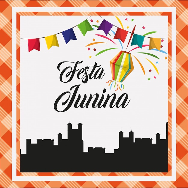 Festa Junina Concept Cartoon