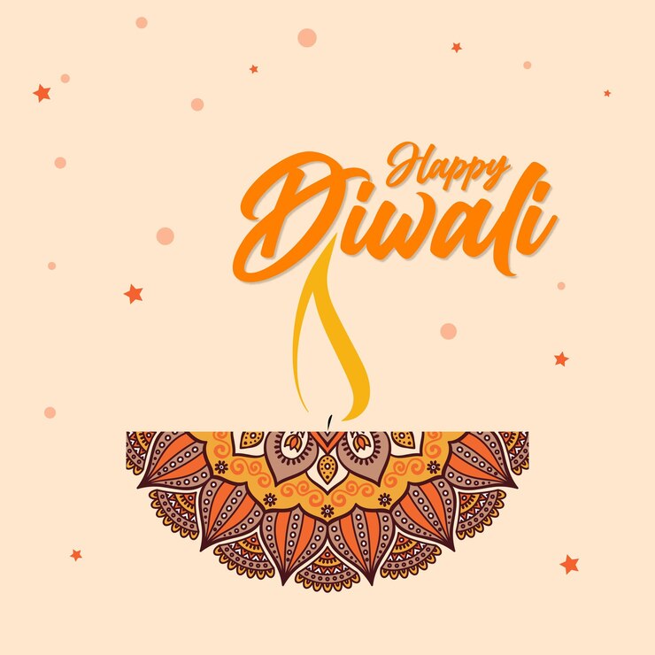 Vecteur festival happy diwali carte de voeux fond de célébration