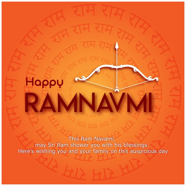 festival hindou ram navami bannière