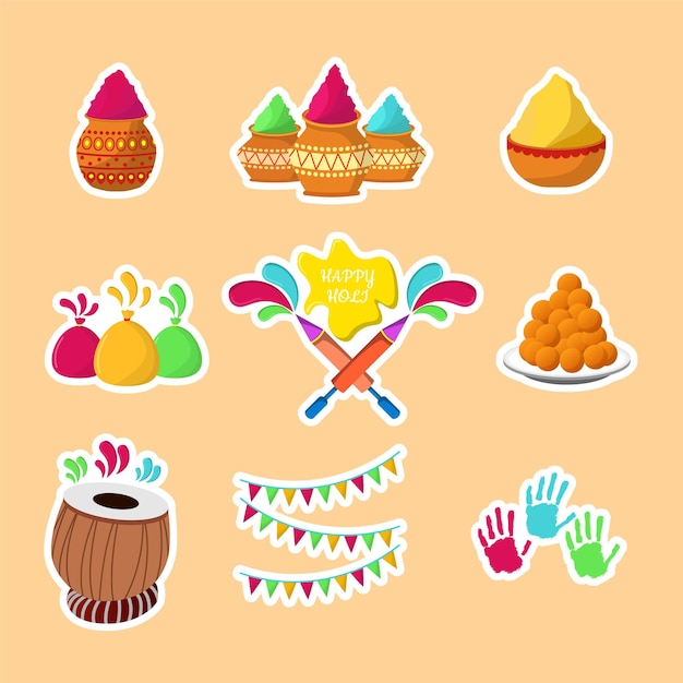 Festival de Holi Sticker