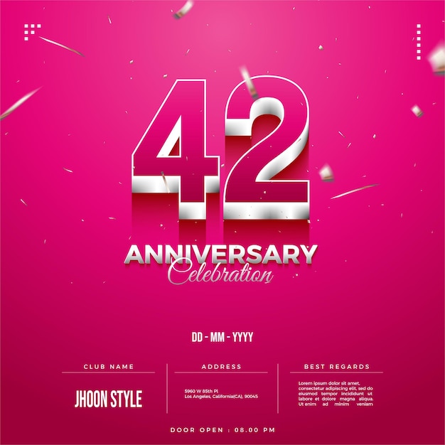 Fête du 42e anniversaire.