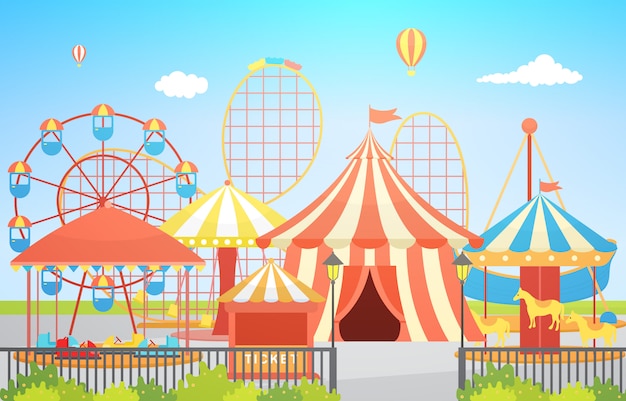 Fête foraine du Carnaval du Cirque