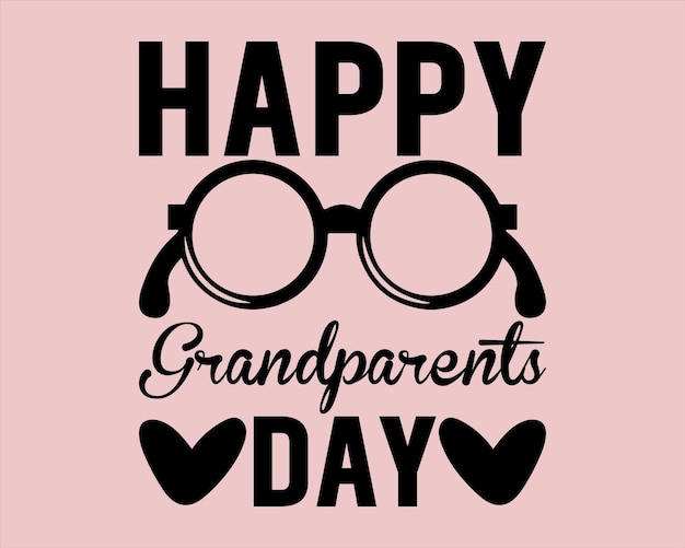 Vecteur fête des grands-parents svg design meilleur grand-mère svggrand-mère svggrand-parents day designgrandpa svg