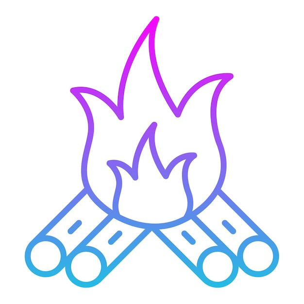 Vecteur un feu bleu et rose avec un logo bleu et rosa qui dit feu