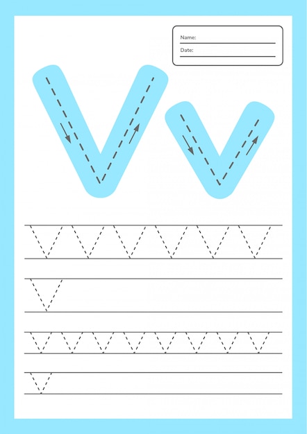 Feuille De Calcul Des Lettres De Trace