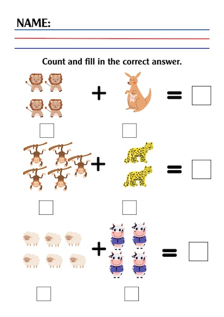 Feuille D'exercice, Feuille De Travail, Didacticiel, Mathématiques, Trouver, Compter, Compter Et Trouver, Couleurs, Agrafe