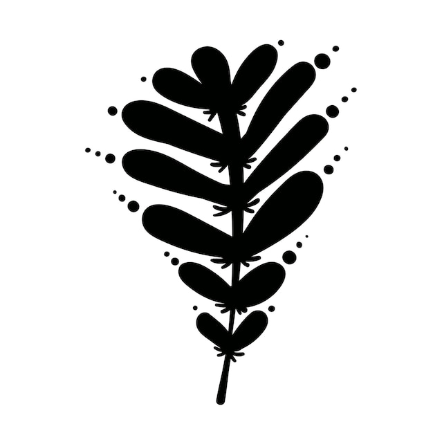 Feuille de plante Illustration vectorielle