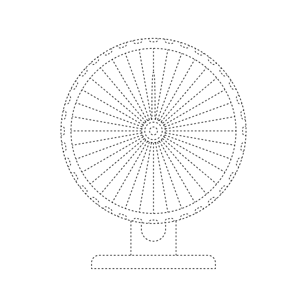 Feuille De Travail De Traçage De La Roue De La Fortune Pour Les Enfants