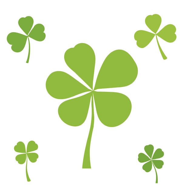 feuille verte de trèfle