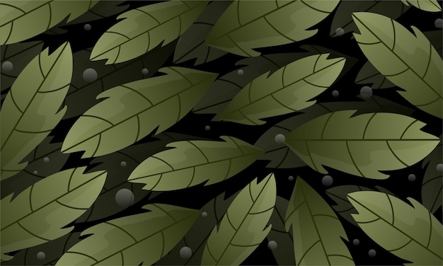 feuilles fond d'illustration pour le fond de la nature de l'écologie forestière